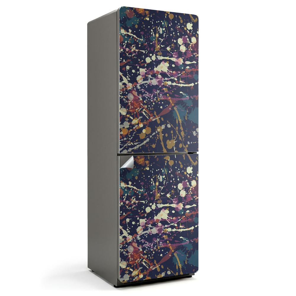 Samolepiaca nálepka na chladničku Abstraktný bodový vzor