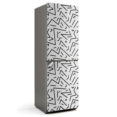 Nálepka na chladničku Dynamický vzor čiar