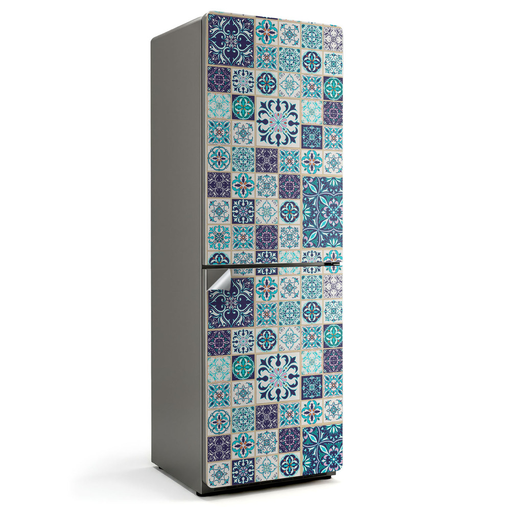 Fototapeta na chladničku Mozaikové vzory v dlaždiciach