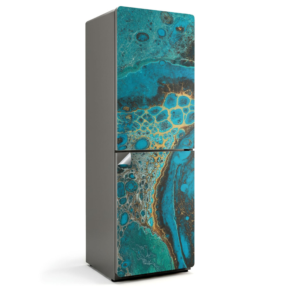 Nálepka na chladničku Abstraktný vzor tekutiny