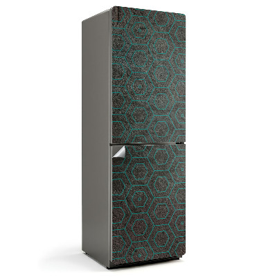 Nálepka na chladničku Jemný šesťuholníkový vzor