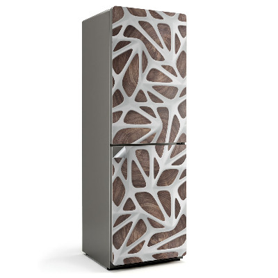 Fototapeta na chladničku Prelamovaný abstraktný vzor