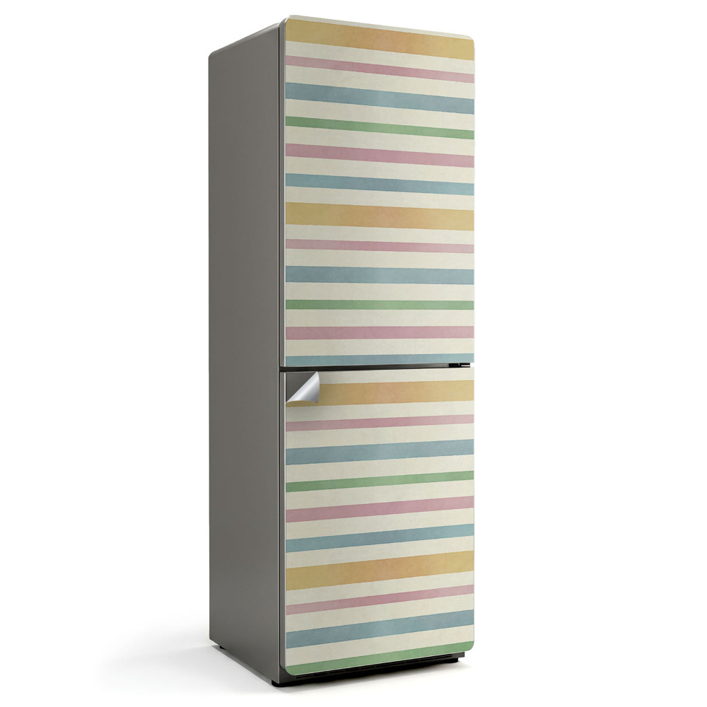 Fototapeta na chladničku Vzor vodorovných pruhov