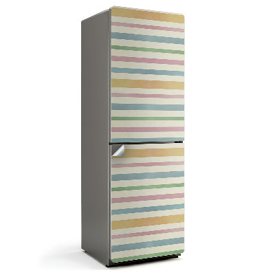 Fototapeta na chladničku Vzor vodorovných pruhov