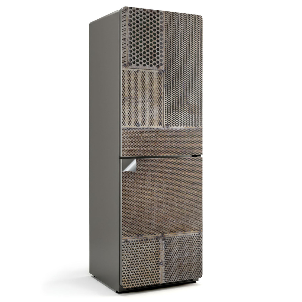 Nálepka na chladničku Vzor perforovaného plechu