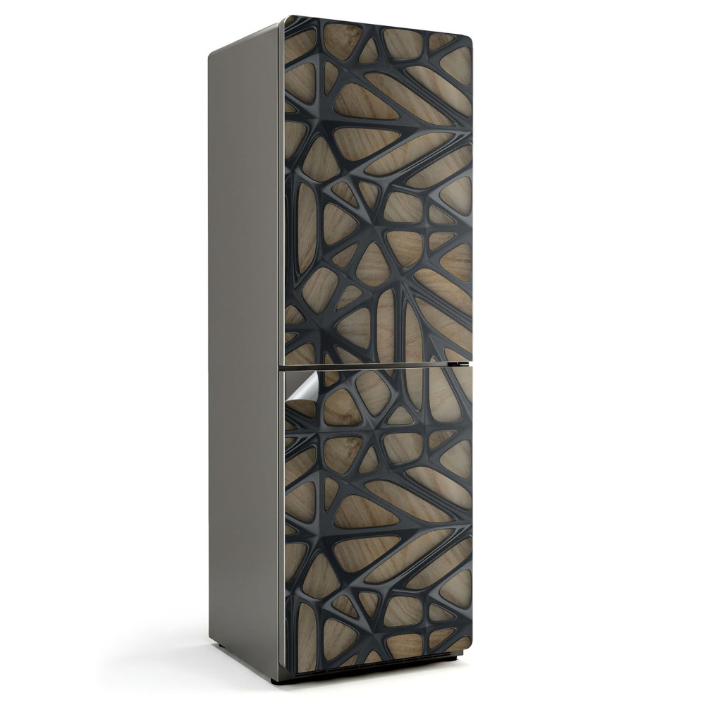 Nálepka na chladničku Abstraktný prelamovaný vzor