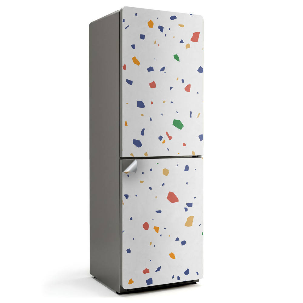 Samolepiaca nálepka na chladničku Abstraktný terazzový vzor