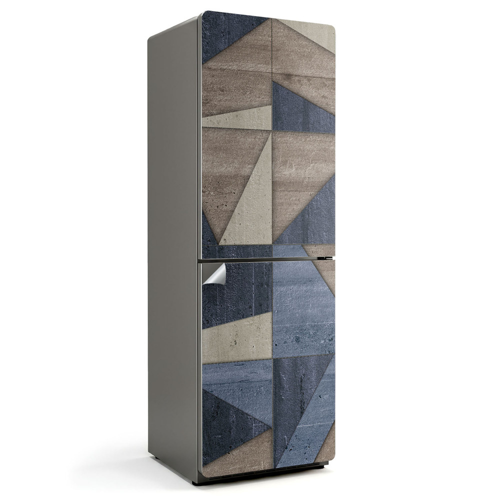 Samolepiaca nálepka na chladničku Geometria v modernom štýle