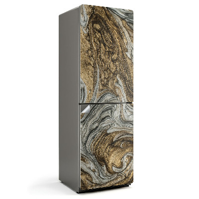 Samolepiaca nálepka na chladničku Abstraktné tekuté vlny