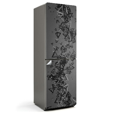 Fototapeta na chladničku Abstraktné 3D trojuholníky