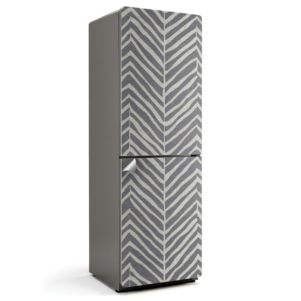 Nálepka na chladničku Cik-cak a čiarový vzor