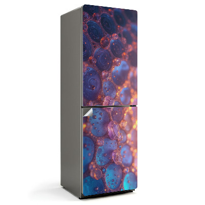 Samolepiaca nálepka na chladničku Abstraktné bubliny a tvary