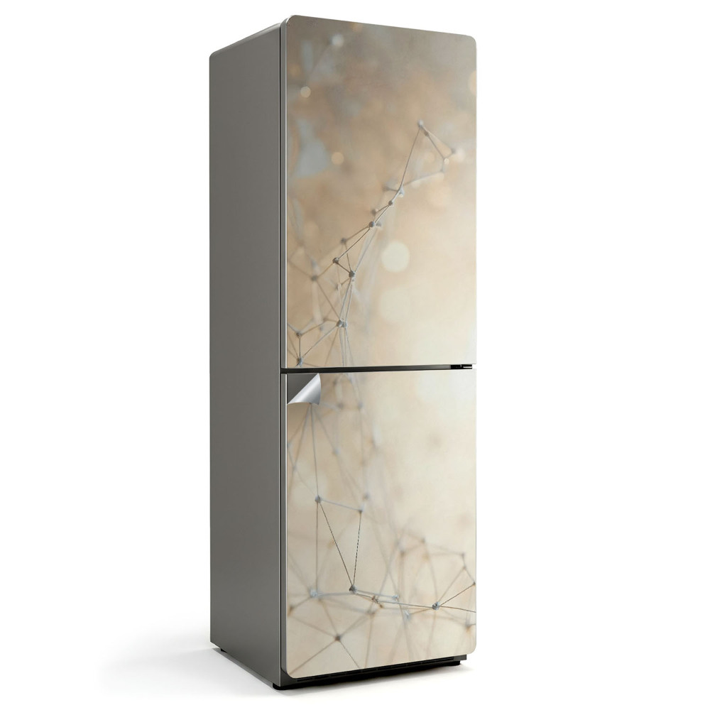 Fototapeta na chladničku Abstraktná sieť čiar