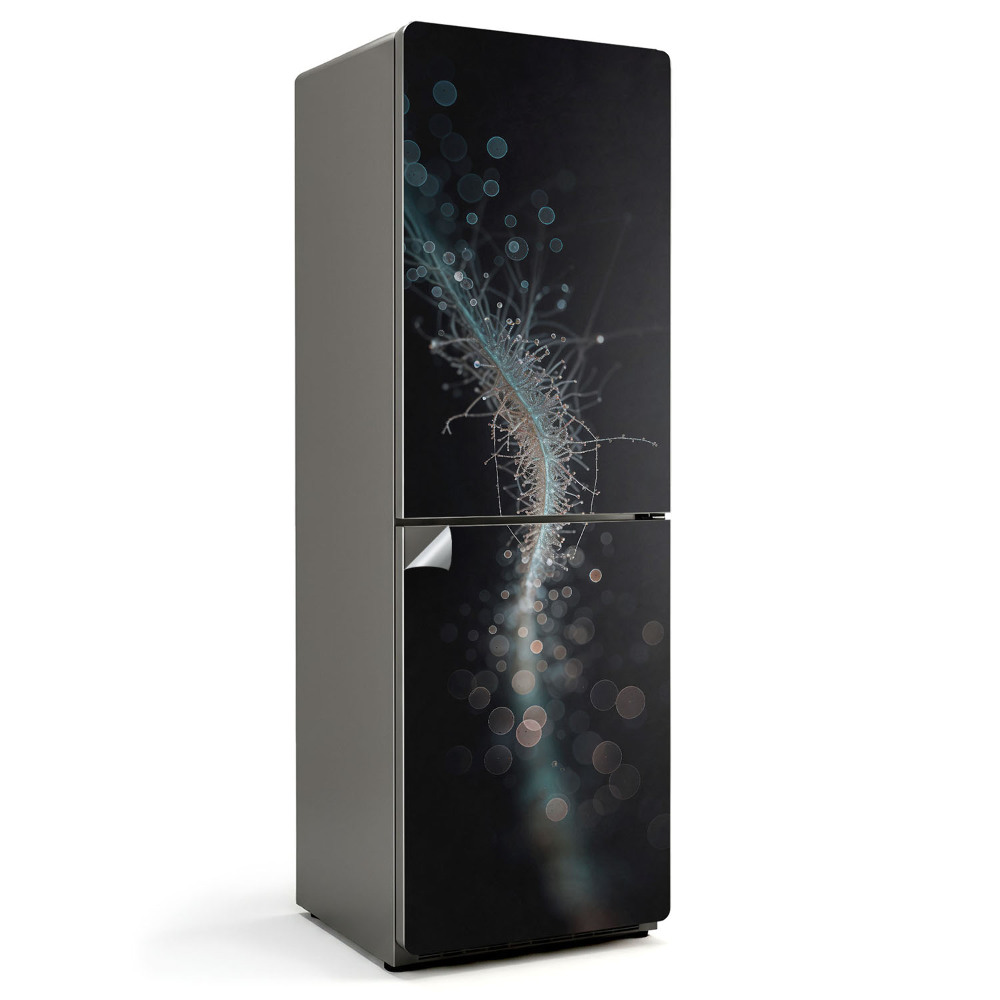 Samolepiaca nálepka na chladničku Abstraktný vzor s bublinkami