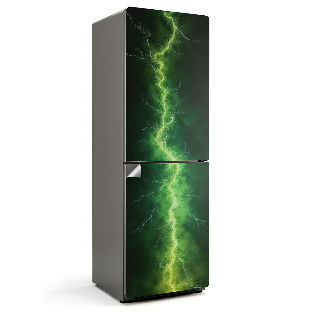 Nálepka na chladničku Vertikálne blesky v oblakoch