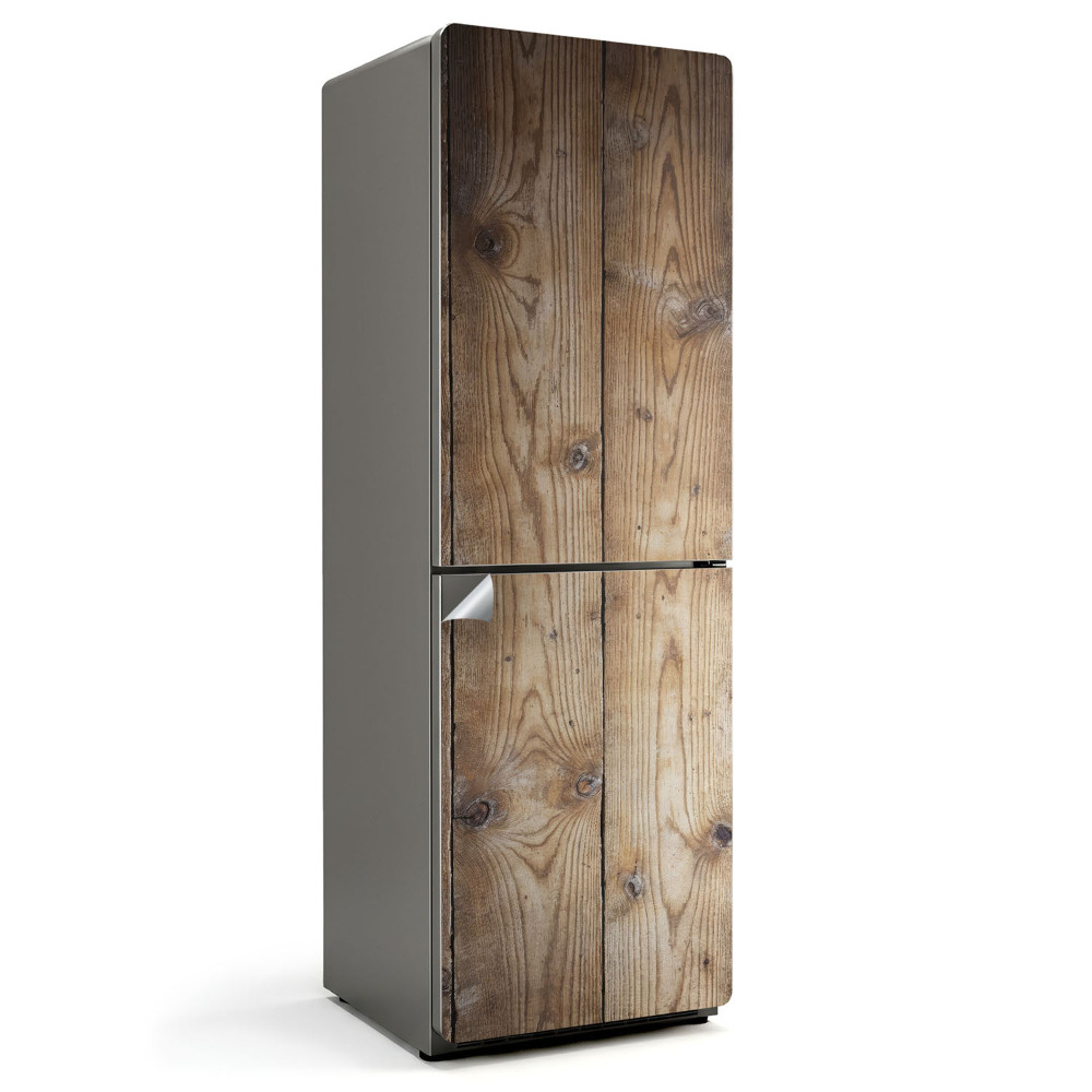 Nálepka na chladničku Vzor prírodného dreva