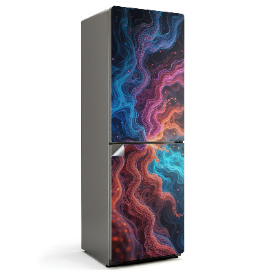 Fototapeta na chladničku Dynamické energetické vlny