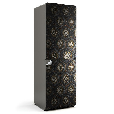 Nálepka na chladničku Šesťhranný vzor s detailmi