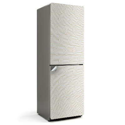 Nálepka na chladničku Vlny a línie v rytme