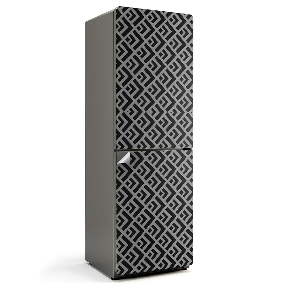 Samolepiaca nálepka na chladničku Geometrický kosoštvorcový vzor