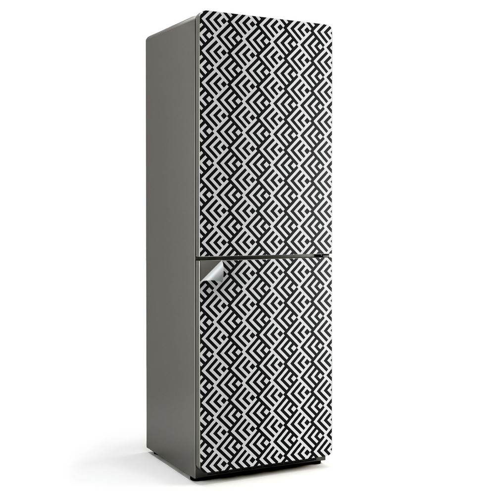 Fototapeta na chladničku Geometria v cikcakoch