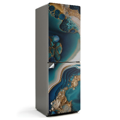 Fototapeta na chladničku Abstraktné vlny a štruktúry