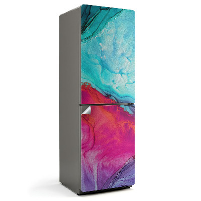 Nálepka na chladničku Abstraktný vzor tekutiny