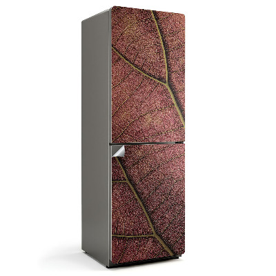 Samolepiaca nálepka na chladničku Textúra listov so žilami