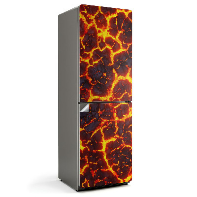Nálepka na chladničku Lávový vzor v pohybe