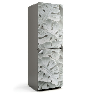 Nálepka na chladničku Reliéfny vzor listov