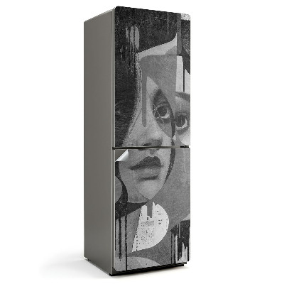 Fototapeta na chladničku Abstraktný ženský portrét