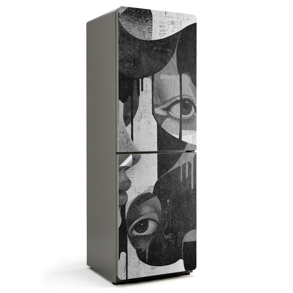 Nálepka na chladničku Abstraktné portréty žien