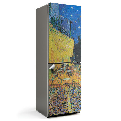 Fototapeta na chladničku Nočná kaviareň Van Gogh