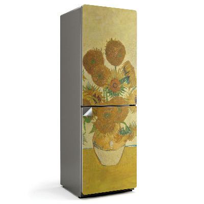 Nálepka na chladničku Slnečnice Van Gogh