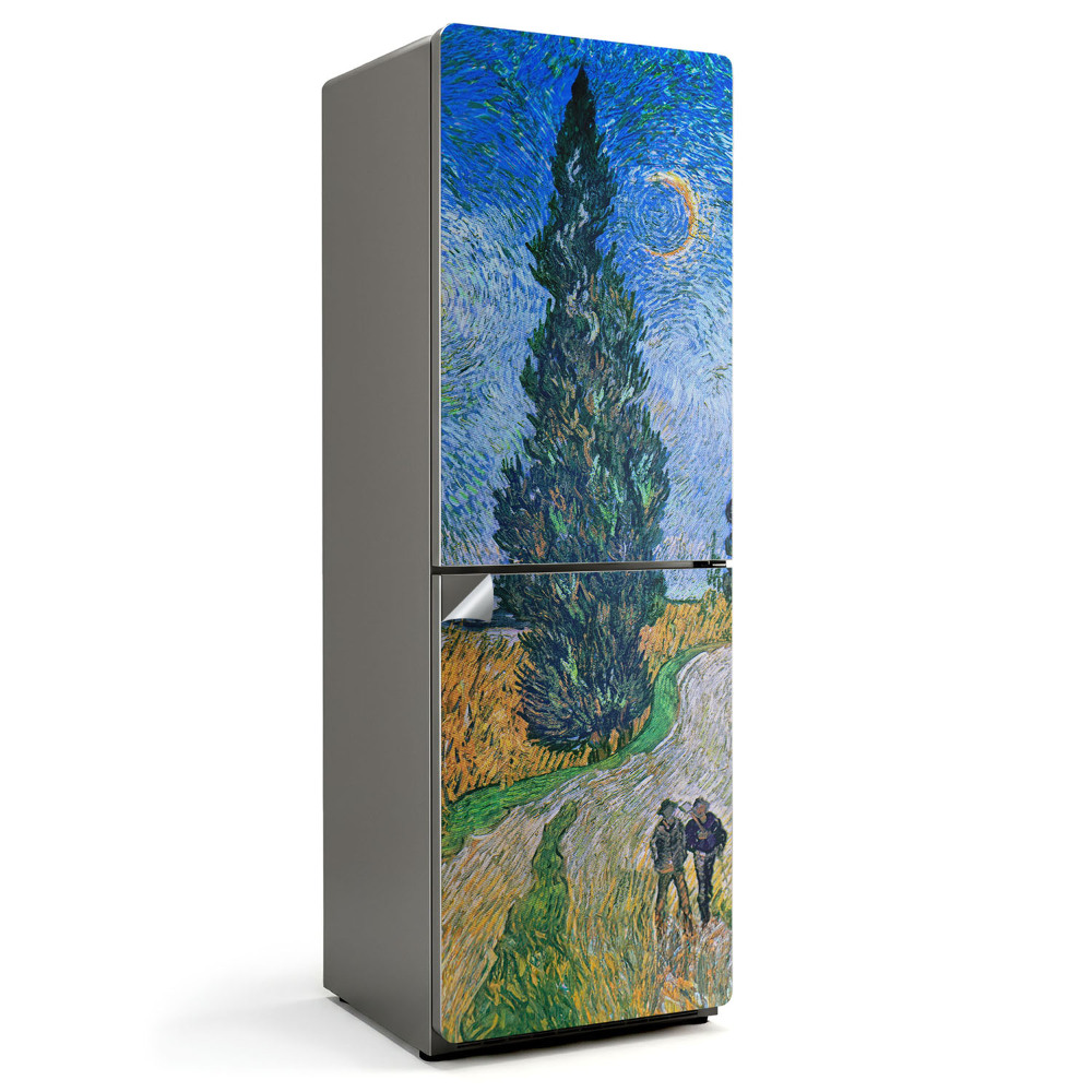 Fototapeta na chladničku Krajina Van Gogh