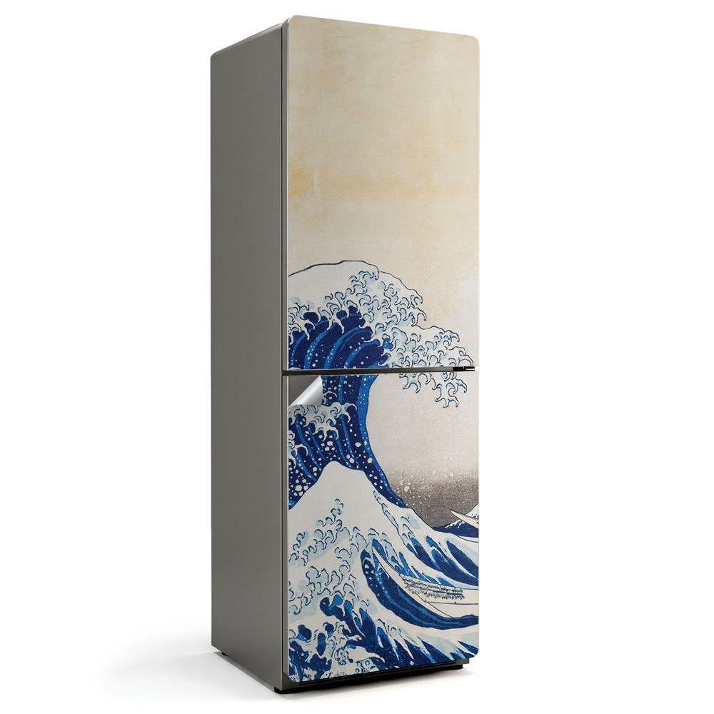 Nálepka na chladničku Veľká vlna pri Kanagawe