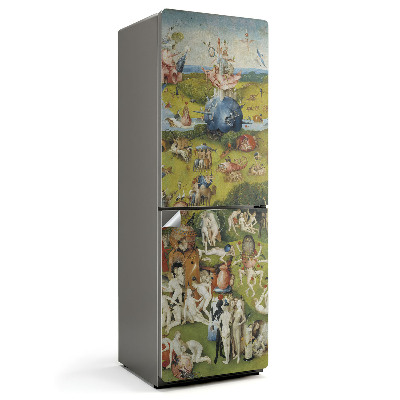 Samolepiaca nálepka na chladničku Boschova Záhrada pozemských rozkoší