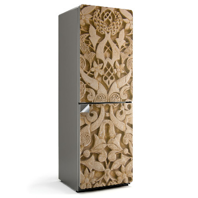 Nálepka na chladničku Rastlinný vzor s ornamentami