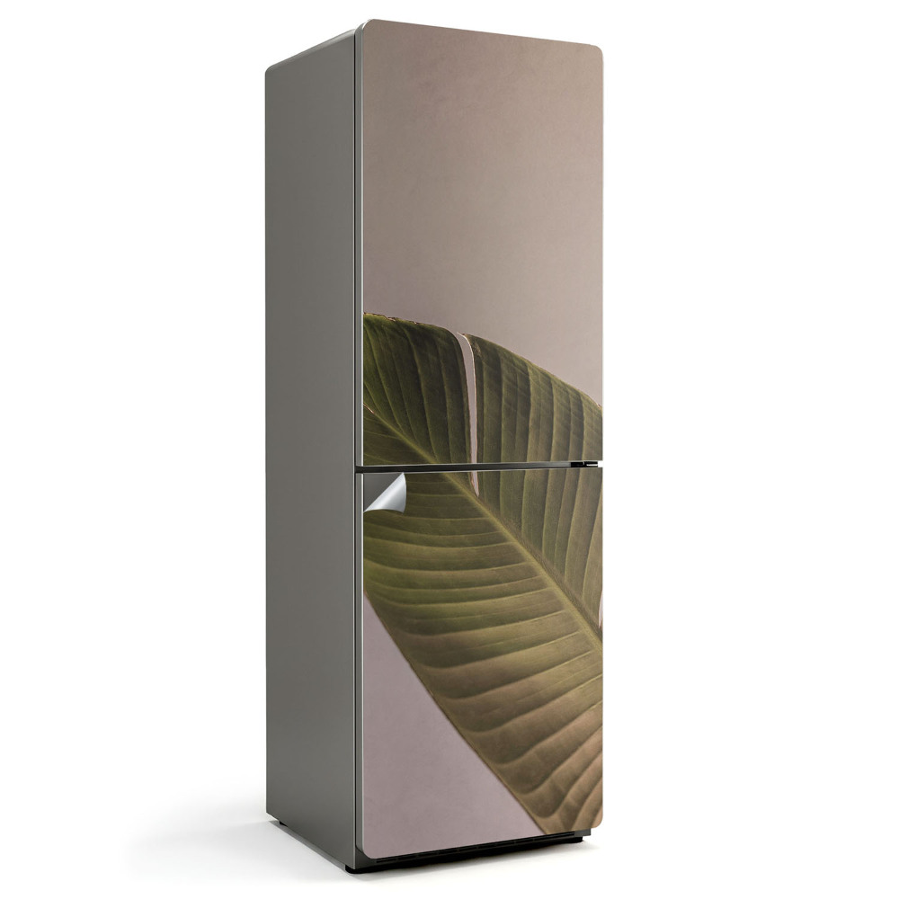 Nálepka na chladničku List s výraznou žilnatinou