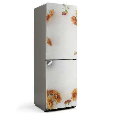 Nálepka na chladničku Kvetinový vzor v ráme