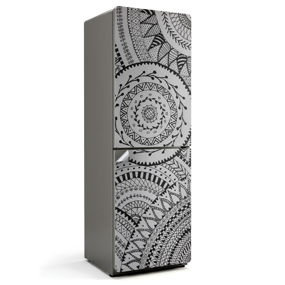 Fototapeta na chladničku Vzory mandaly v kruhoch