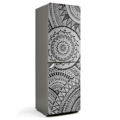 Fototapeta na chladničku Vzory mandaly v kruhoch