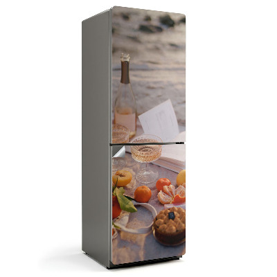 Nálepka na chladničku Očarujúci piknik s ovocím