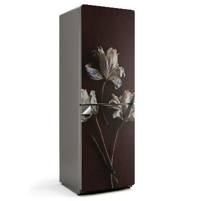 Nálepka na chladničku Sušené kvety v detaile