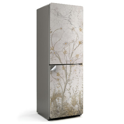 Fototapeta na chladničku Rastlinný vzor s vetvami