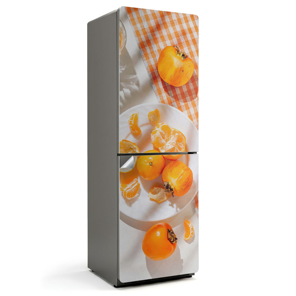 Samolepiaca nálepka na chladničku Sladké ovocie na tanieri