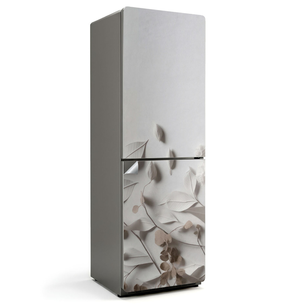 Fototapeta na chladničku Jemné listy a kvety