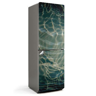 Samolepiaca nálepka na chladničku Vlny vo vode v pohybe