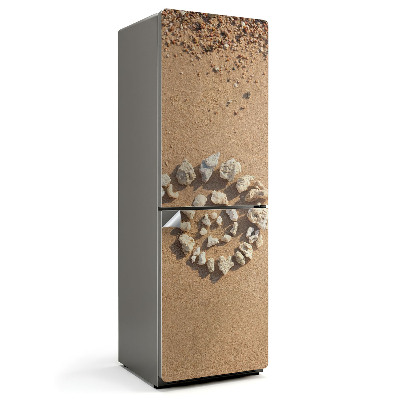 Nálepka na chladničku Špirála z prírodného kameňa