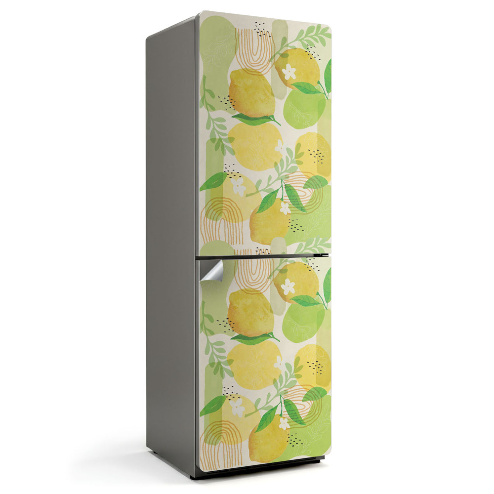 Fototapeta na chladničku Ovocný vzor s listami